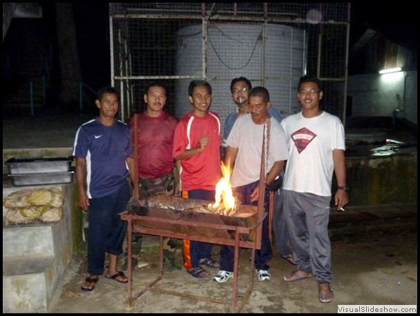 17. The fire team BBQ leisure